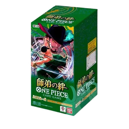Japanese One Piece TCG OP-12 Legacy of the Master Booster Box Front Packaging