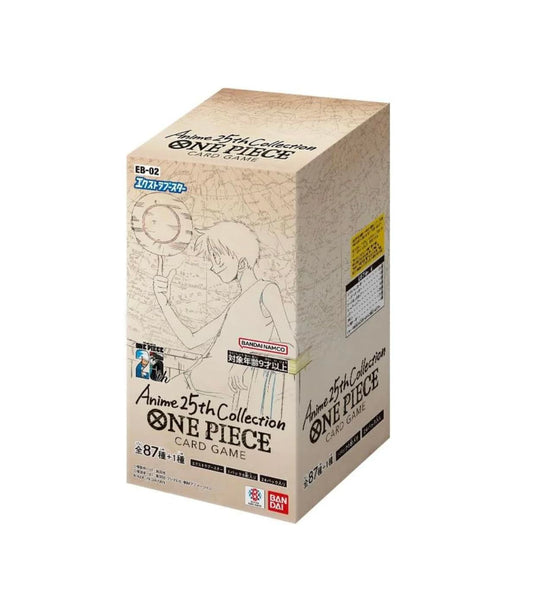 Japanese One Piece TCG EB-02 Memorial Collection Booster Box Front Packaging